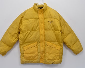 vintage polo sport puffer jacket