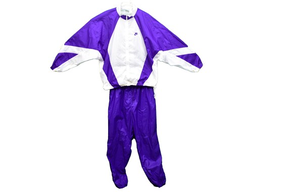 90s nike windbreaker suit jacket and pants size xx
