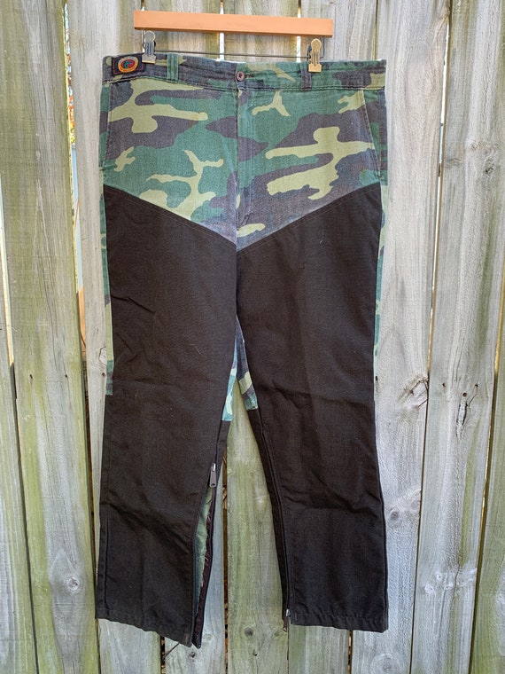 80s Red Head Woodland Camo Brush Pants 
