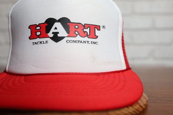 80s hart tackle company trucker hat - image 2