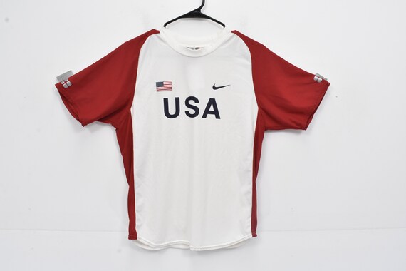 2000s Nike Usa Dri Fit Shirt Size Small 