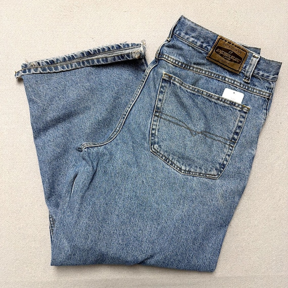 Vintage Anchor Blue Beyond Baggy Y2k Jeans Size 38 - Gem