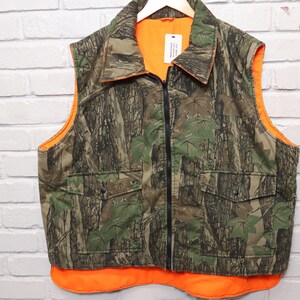 90s Vintage Trebark Camo Reversible Hunting Vest Size XXL - Etsy