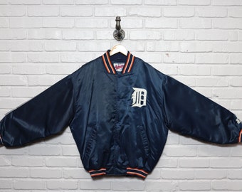 vintage detroit tigers starter jacket