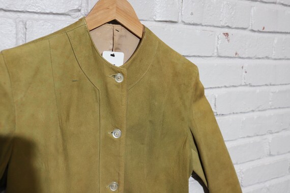 60s suede jacket size small - image 2