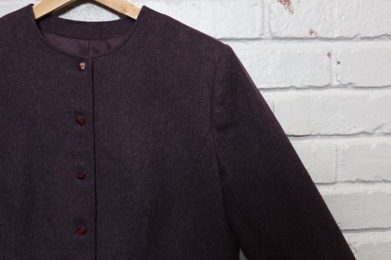 80s pendleton wool jacket and skirt set size 12 - image 2