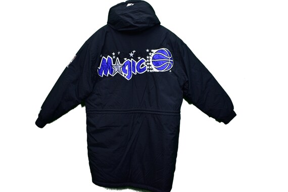vintage 90s orlando magic starter coat size large