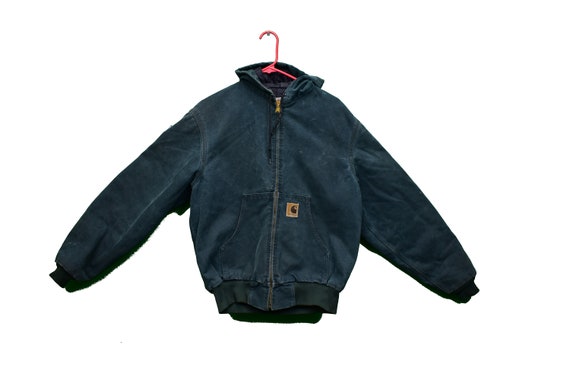 90s carhartt hooded jacket size large