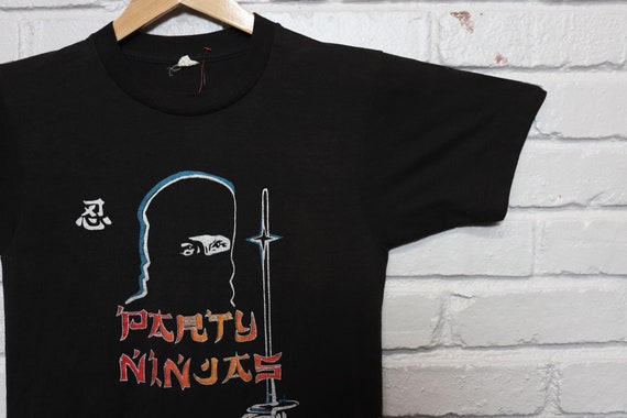 80s party ninjas concert guns n roses tee shirt s… - image 2