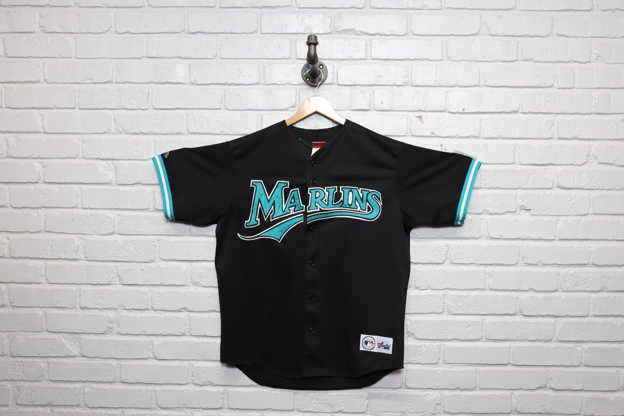 Florida Marlins unsigned Authentic Majestic Gray Jersey