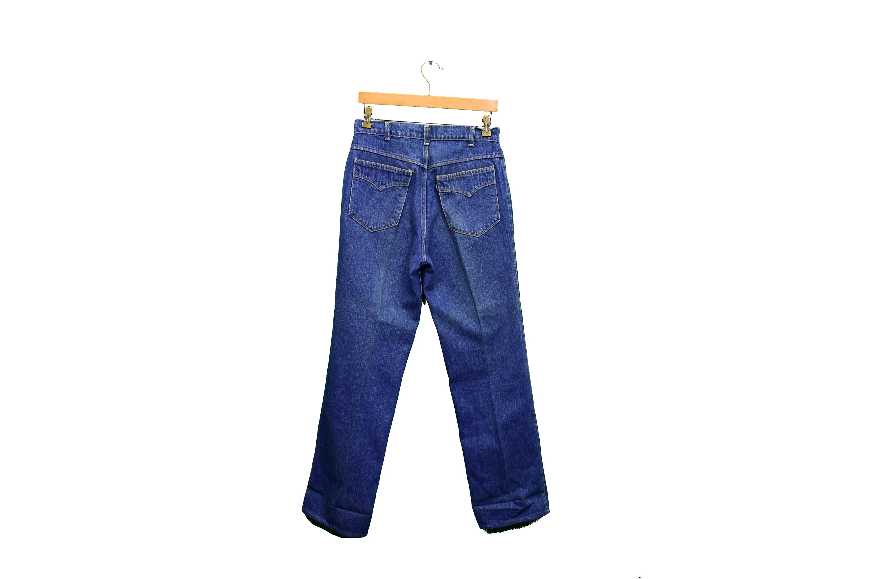 70s Levis Blue Tab Jeans Size 30 X 31 