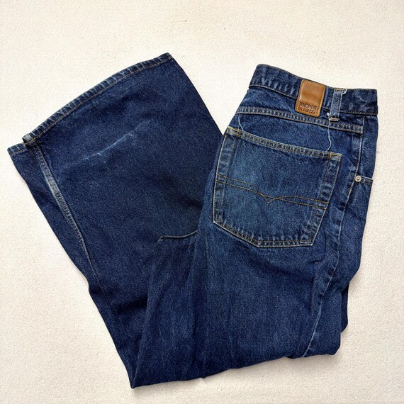 Vintage Anchor Blue Huge Baggy Y2K Jeans Size 36 - Gem