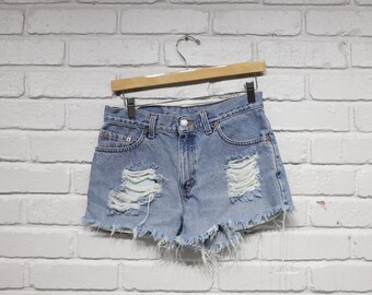 Levis 555 Shorts - Etsy