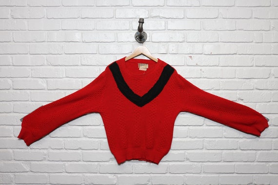 60s brentwood sportswear sweater size small - image 1