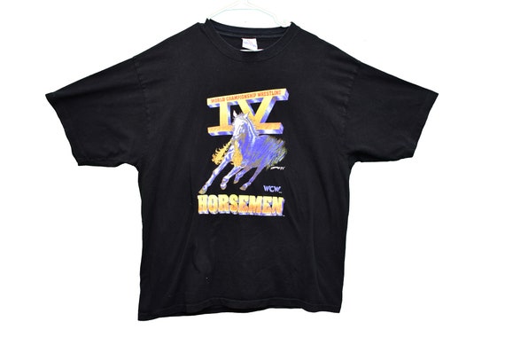 90s WCW four horseman wrestling tee shirt size xxl