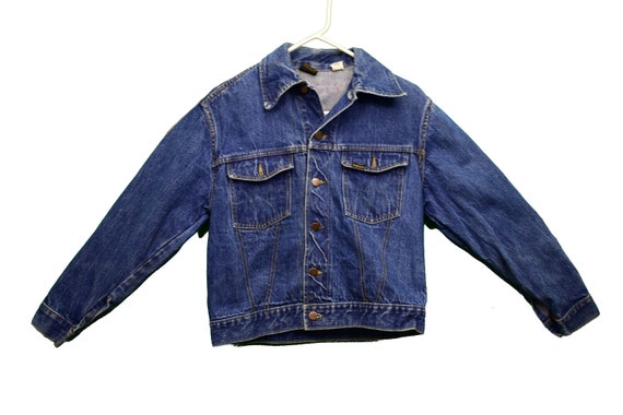 60s roebucks selvedge denim jacket size small