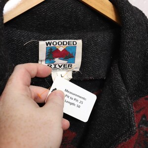 90s Vintage Wooded River Western Cowboy Robe Jacket Size Large - Etsy