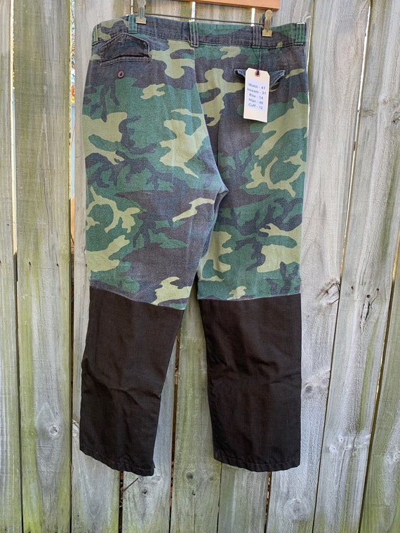 80s Red Head Woodland Camo Brush Pants 