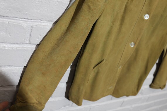 60s suede jacket size small - image 3