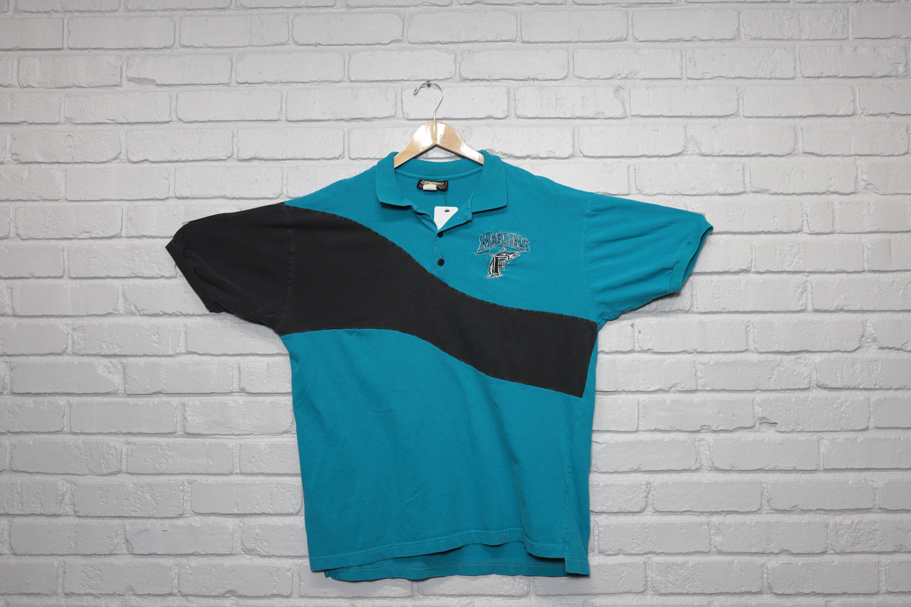 ThingsIBuyForYou Florida Marlins Vintage Russell Athletic Authentic Baseball Jersey (52)