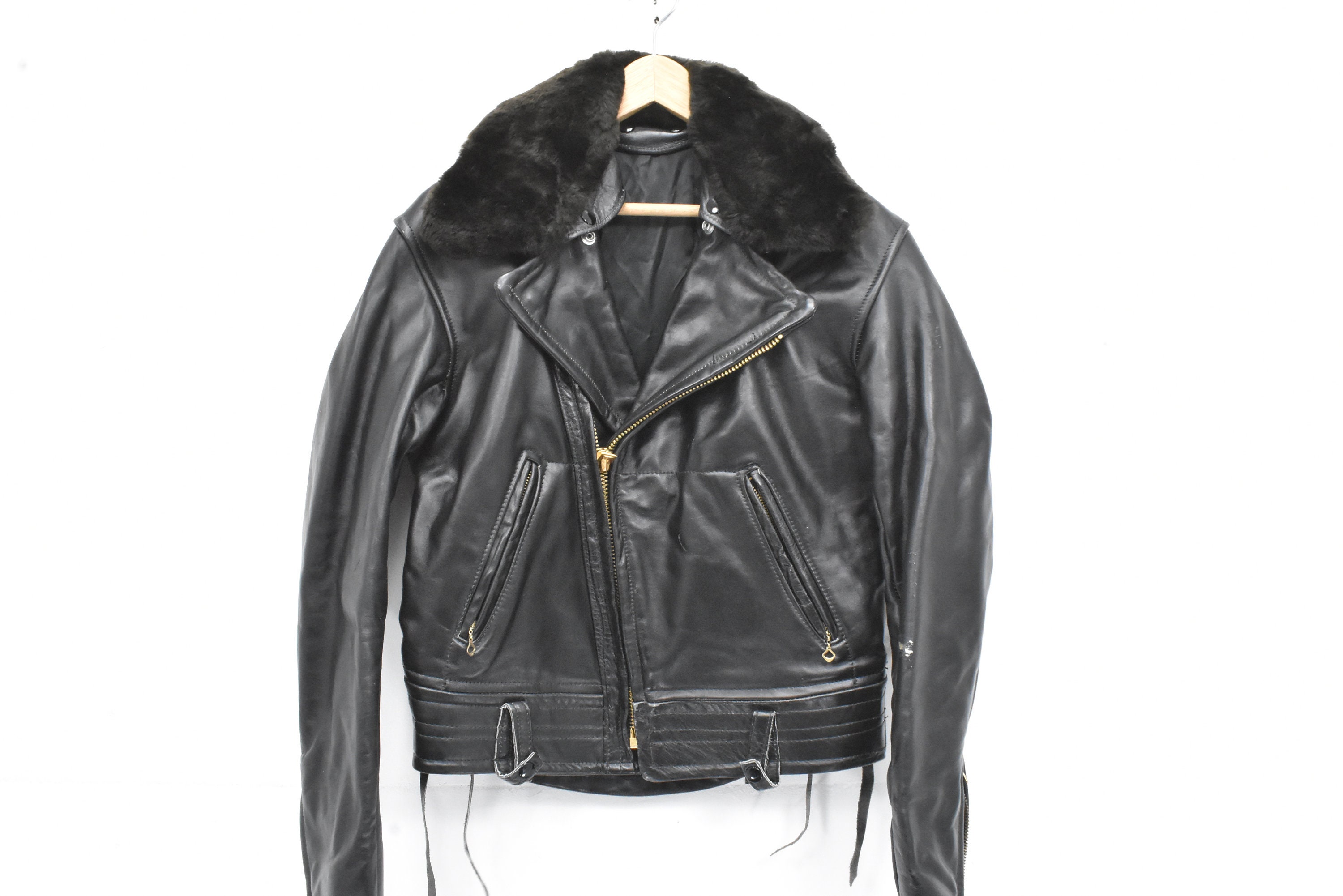 Cal Leather Jacket - Etsy
