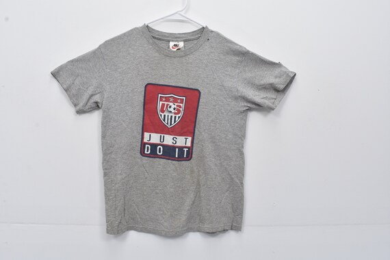 90s Kids Nike Usa Soccer Tee Shirt Size 