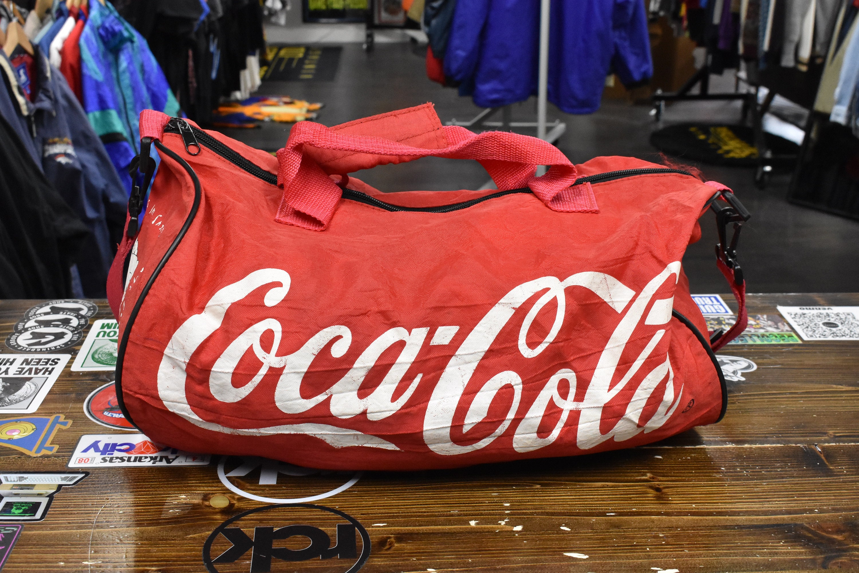 90s Coca Cola Duffel Bag Etsy Australia