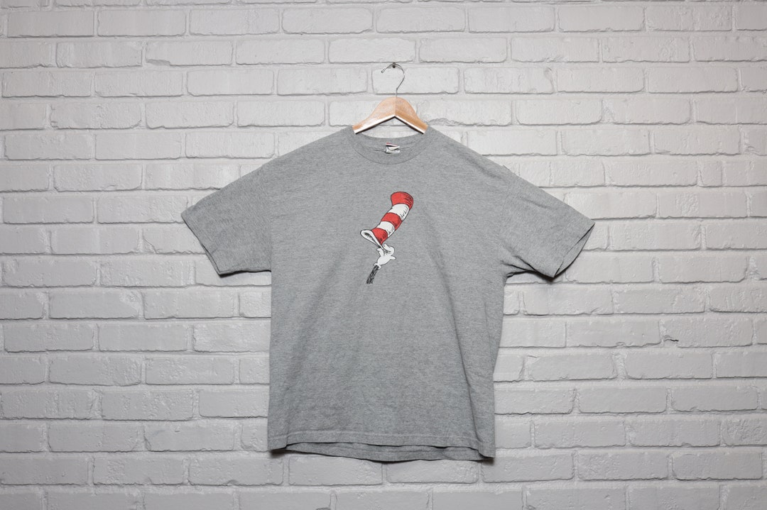2000s the Cat in the Hat Tee Shirt Size Xl Etsy