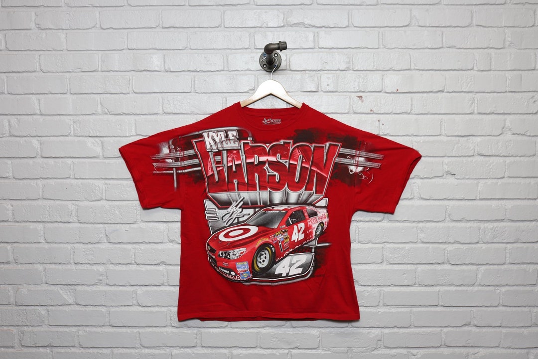 2000s Kyle Larson Nascar All Over Print Tee Shirt Size Xxl - Etsy
