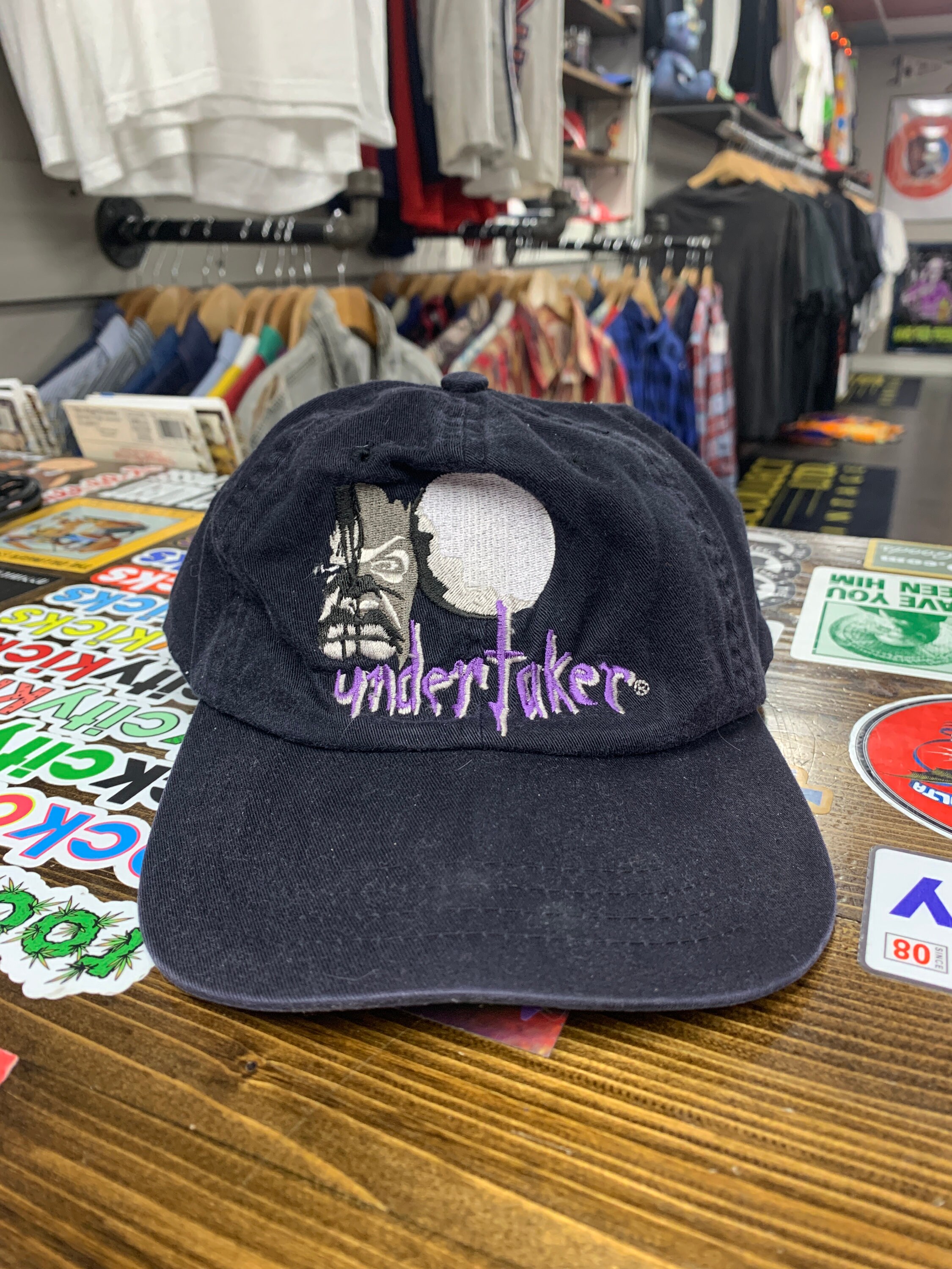 90s Wwf the Undertaker Snapback Hat 
