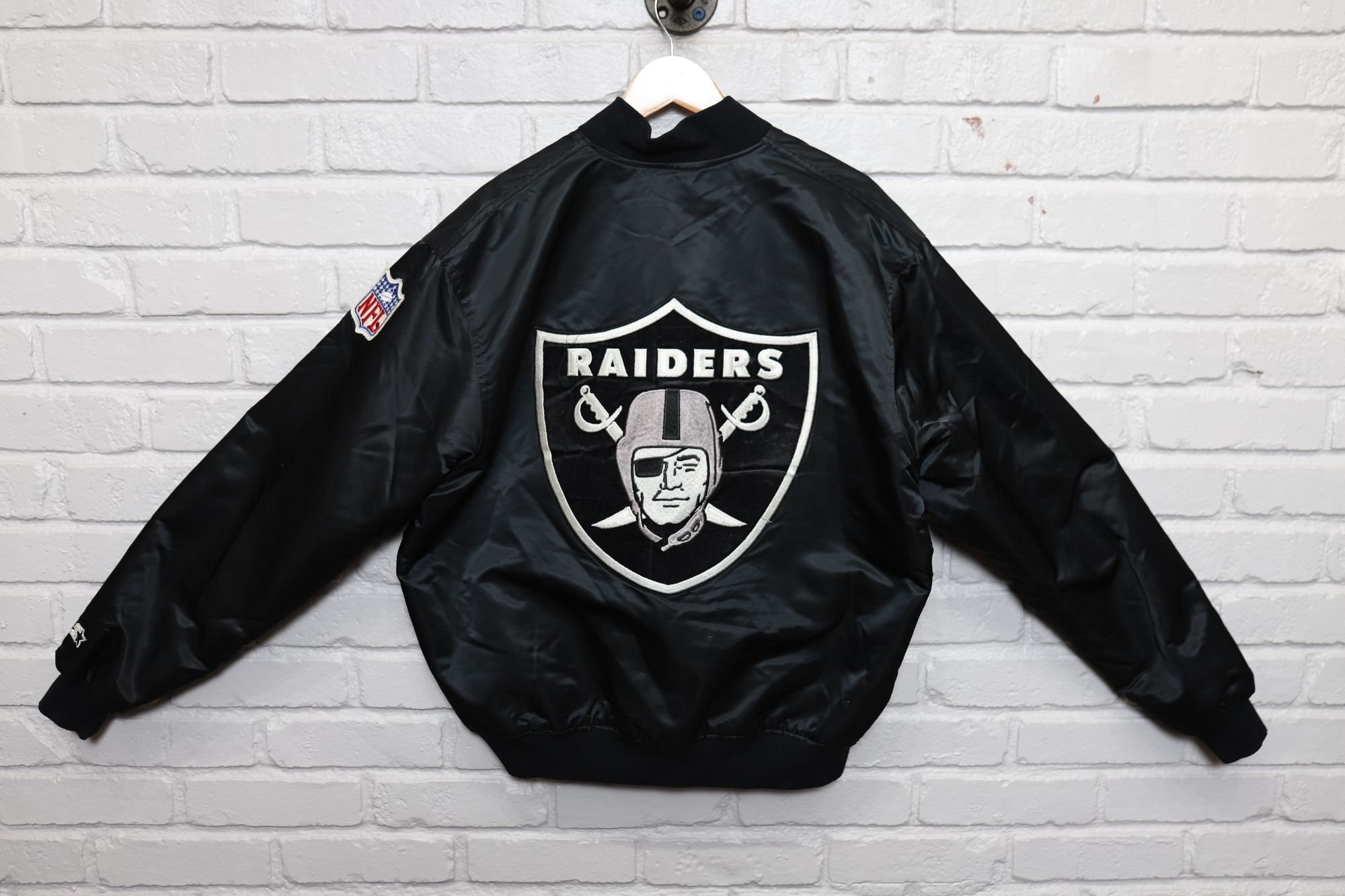 Las Vegas Raiders Satin Jacket Raiders Starter Jacket 90s VINTAGE