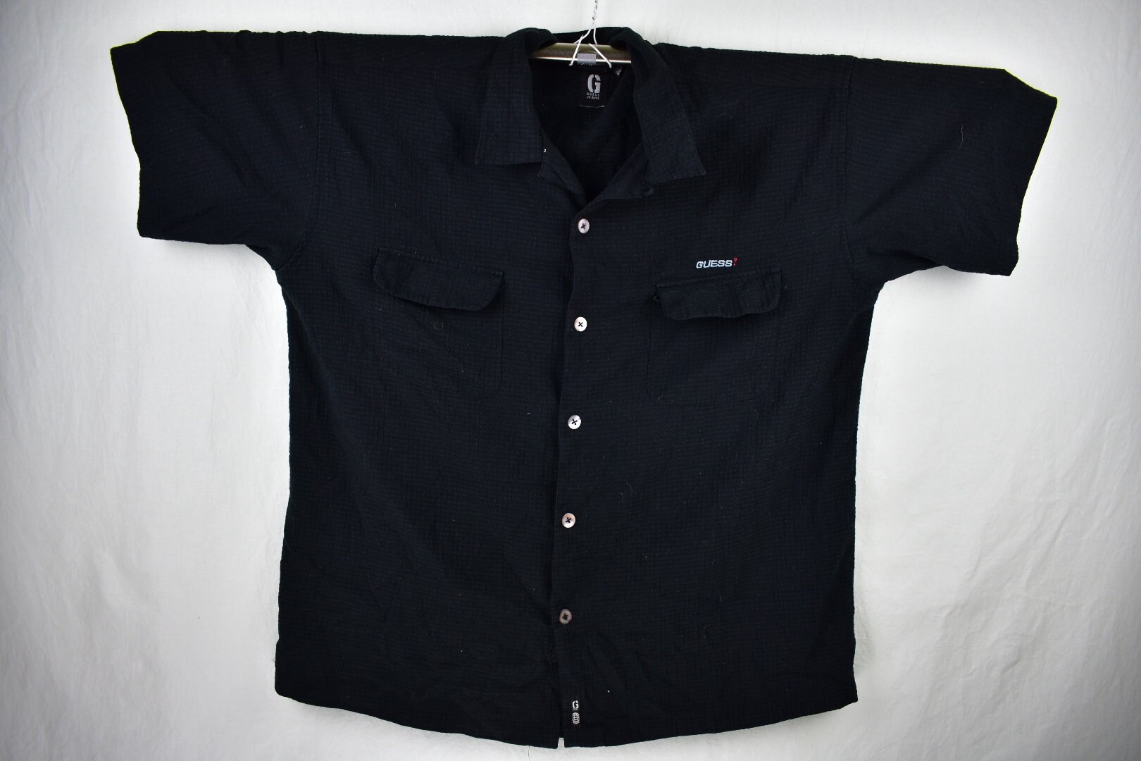 guess button down shirt