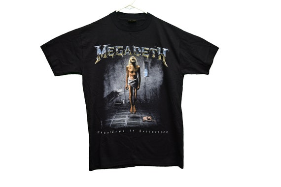 90s megadeth countdown to extinction tour tee shir