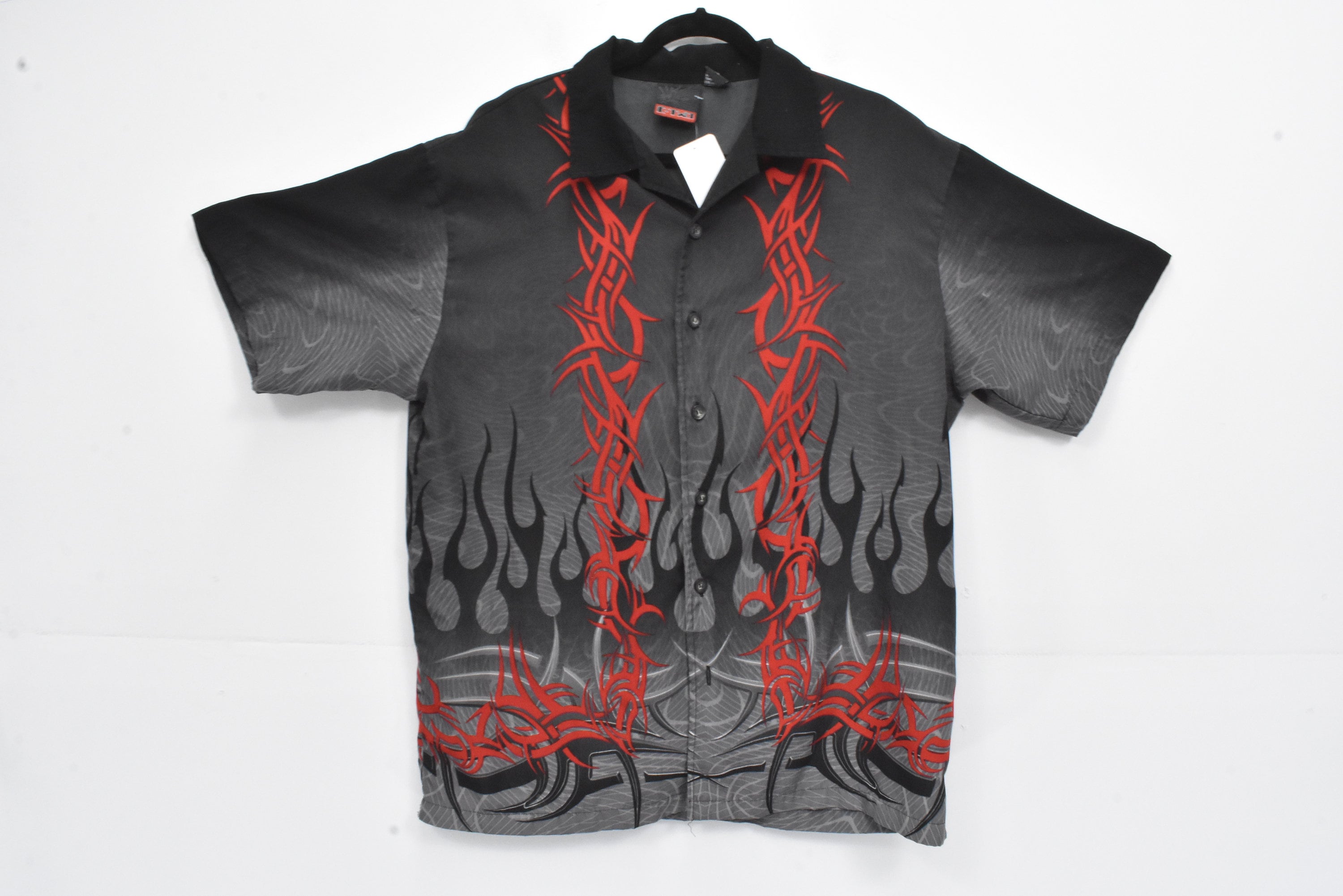 2000s Tribal Flame Shirt Size Xl - Etsy