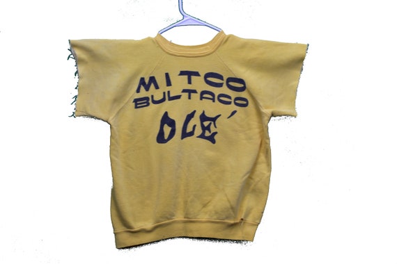 60s mitco bultaco short sleeve sweatshirt size sma