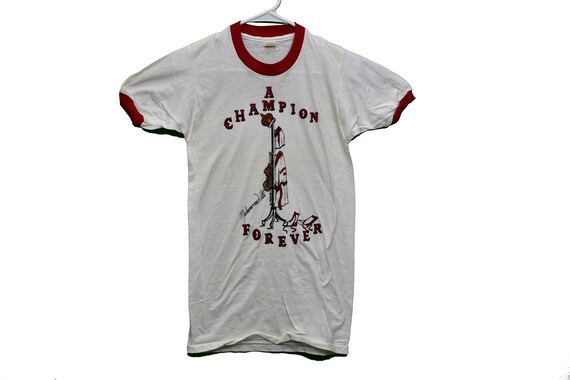 70s muhammad ali ringer tee shirt size small