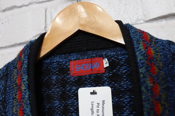 90s sherano multicolor cardigan sweater size large - image 3