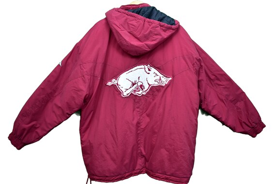 vintage 90s university of arkansas apex one jacket