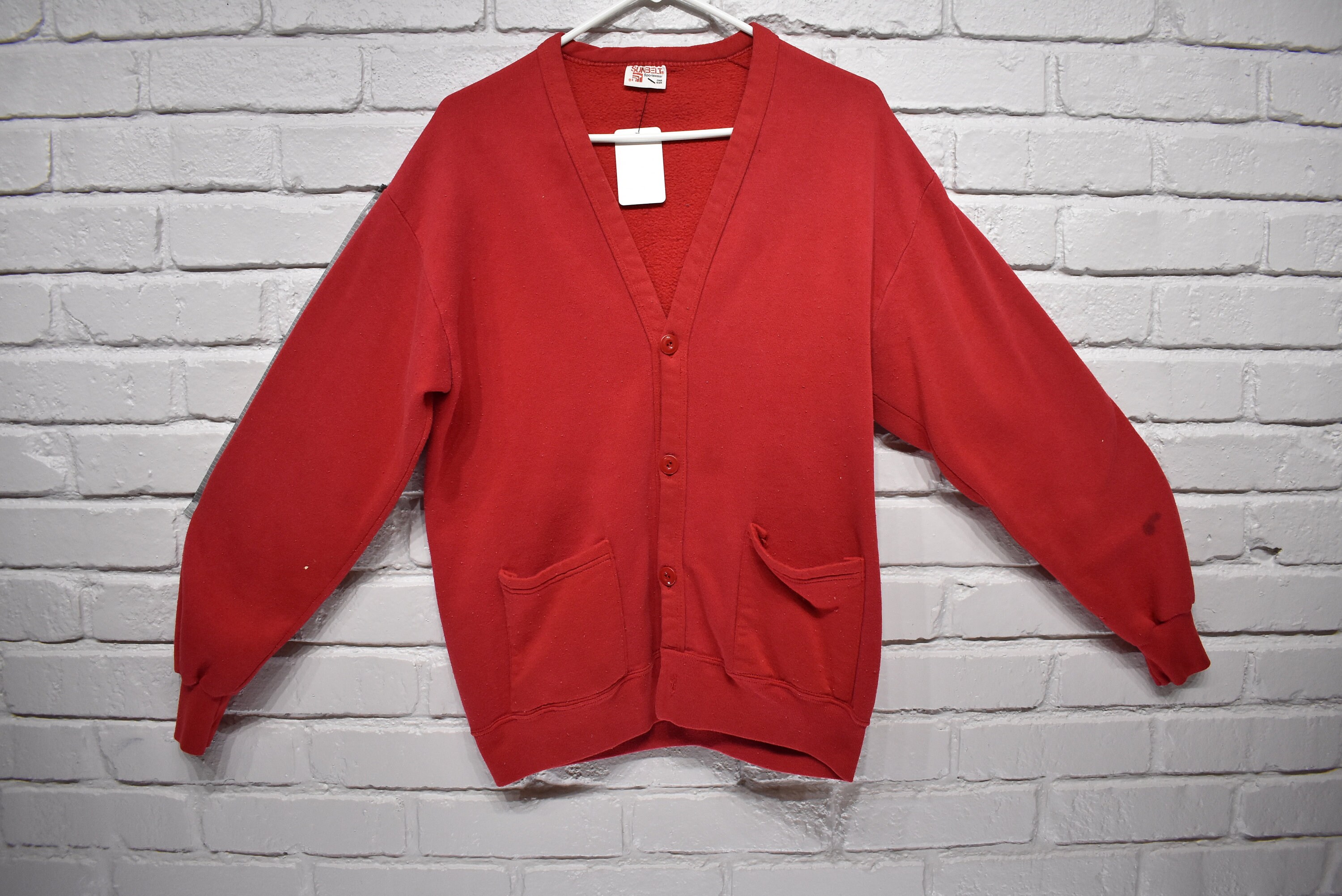 80s Sunbelt Sportswear Sweatshirt Cardigan Large - Etsy Australia
