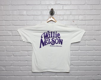 90s willie nelson branson missouri tee shirt size xl