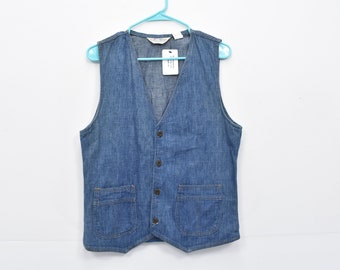 mens denim vest levi's