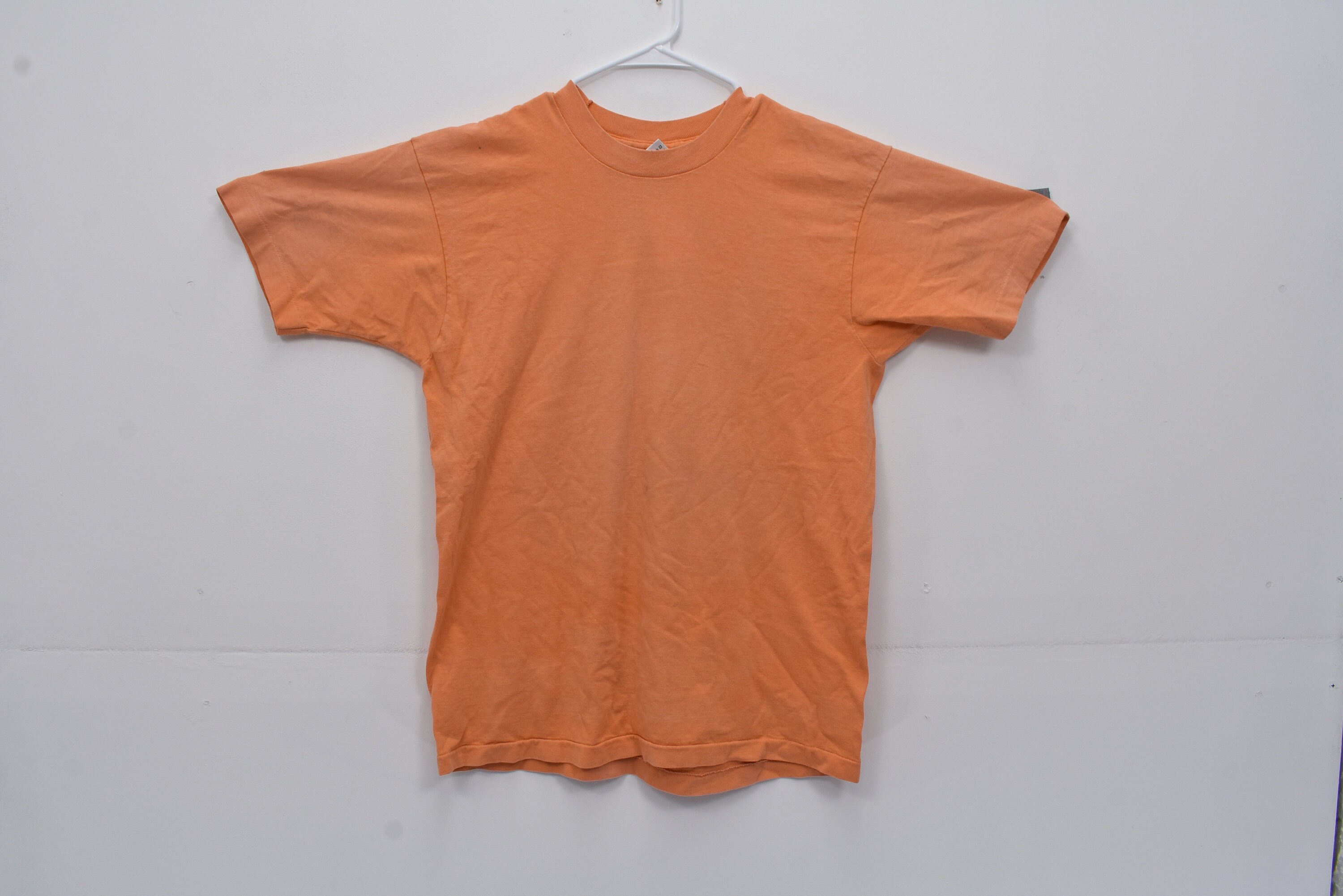 Loom Orange Blank Tee Shirt Size 