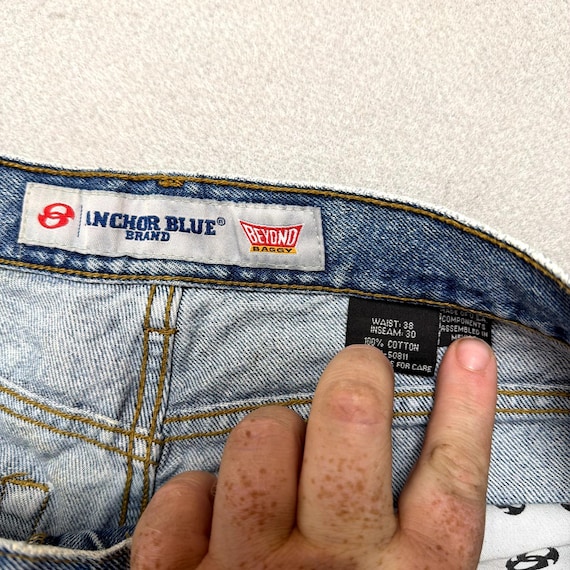 パンツ 90s AnchorBlue beyond baggy W40 greeny Anchor Blue Beyond