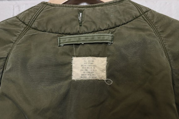 60s us military jacket liner with buttons size me… - image 6