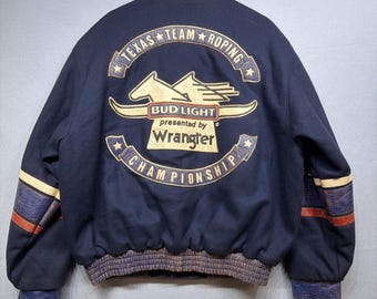ジャケット・アウター 90's Wrangler BRUSHPOPPER Line Jacket XL XL】【90年代】Wrangler brushpopper ラングラー インディアン