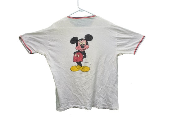 70s hand drawn mickey mouse tee shirt size large