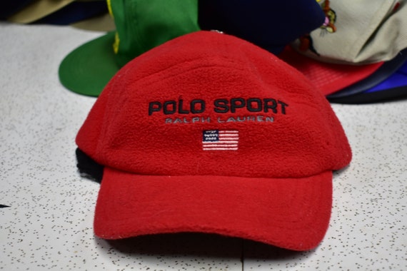 90s polo sport fleece hat