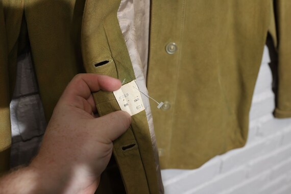 60s suede jacket size small - image 4