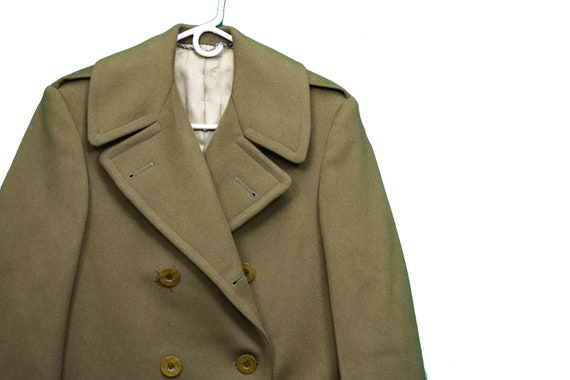 hip length wool coat