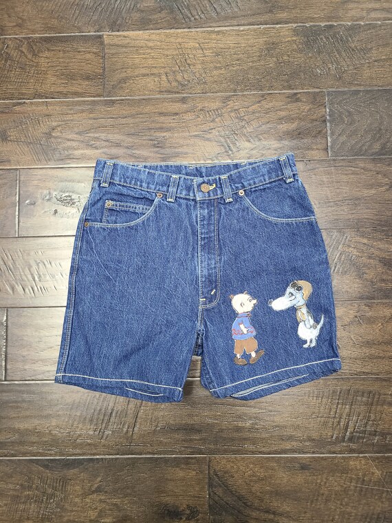 snoopy levis shorts